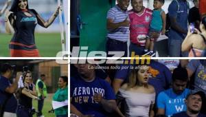 Así es el ambiente que se vive en el estadio Excélsior de Puerto Cortés donde se disputa el compromisto entre Olimpia y Platense. FOTOS: Neptali Romero.