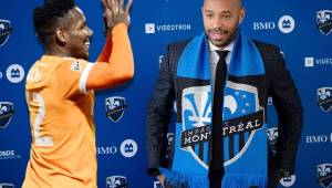 El delantero hondureño Romell Quioto será dirigido por el francés Thierry Henry en el Impact Montreal de la MLS a partir del 2020. Fotos cortesía