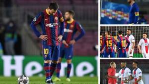 Te presentamos las mejores imágenes que dejó la paliza del PSG 4-1 sobre el Barcelona en la Champions League. Messi se fue golpeado por la derrota.