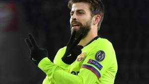 Gerard Piqué anotó uno de los goles del Barcelona ante el PSV.