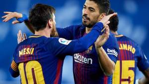 Messi y Luis Suárez será titulares con Barcelona en Mestalla. Foto AFP
