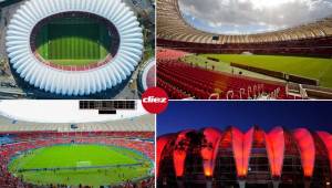 Una auténtica mesa de billar es el terreno de juego del estadio Beira-Rio de Porto Alegre en donde se enfrentarán Brasil y Honduras en duelo amistoso.