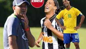 Diego Vázquez tendrá el placer de dirigir 45 minutos a Ronaldinho.