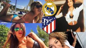 Te motramos el lado más sexy del duelo de la Supercopa de Europa que disputarán el miércoles Real Madrid y Atlético. Ellas son las novias y esposas más bellas de los jugadores.