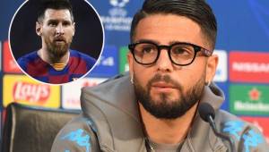 Insigne reveló que el partido contra Barcelona no lo deja dormir serenamente y alabó al argentino Lionel Messi.