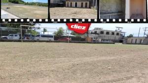 El estadio Julio Galindo de Roatán recibió los últimos retoques para el juego Galaxy FC-Olimpia por Copa Presidente. Acá te mostramos cómo quedó. Foto Edgar Witty.