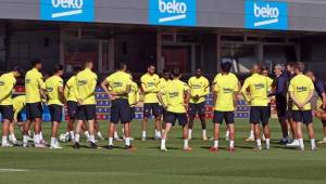 El FC Barcelona se entrenó con normalidad este miércoles y pensando en el partido del próximo sábado contra el Mallorca.