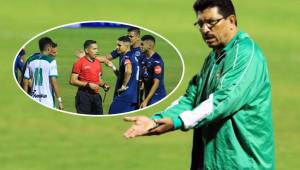 El entrenador de Platense se mostró molesto por la actitud de Motagua.