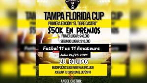 Esta será la primera edición de la Tampa Florida Cup. Se realirazará en el Complejo Wayland Eugene Nelson.