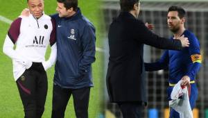 Mbappe y Messi tienen su futuro en el aire en sus respectivo clubes, pero Pochettino cree que el francés podría quedarse en París.