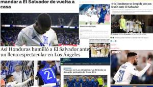 La selección hondureña derrotó 4-0 a su similar de El Salvador y eso generó mucho eco en la prensa internacional.