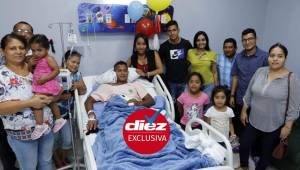 Ever Alvarado recibió a DIEZ en compañía de toda su familia luego de ser operado de la rodilla izquierda y afirma estar con todo el optimismo del mundo para volver en menos de seis meses a las canchas.