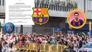 El comunicado oficial que lanzaron los socios del Barcelona para frenar el fichaje de Messi por el PSG.