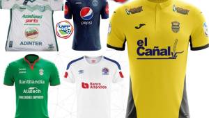 Olimpia, Real España, Marathón, Motagua y Platense, ya han dado a conocer sus nuevos uniformes para el torneo Apertura.