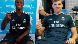 Vinicius Jr. y Andriy Lunin se sometieron a las pruebas médicas con el Real Madrid.