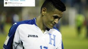 Andy Najar también explotó en redes sociales tras el empate de Honduras ante Costa Rica en San José.