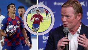 Ronald Koeman asegura que es normal que un jugador como Messi esté triste por la salida de su gran amigo, Luis Suárez.