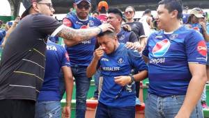 Marco Cardona no escondió su emoción por entrar al estadio Yankel.