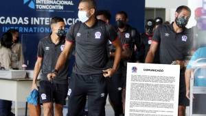 El plantel de jugadores del Olimpia emitió un comunicado explicando lo sucedido en Surinam.