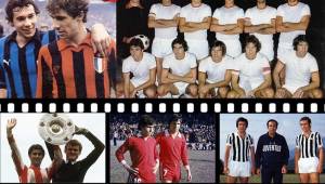Así se vestían equipos grandes de Italia, España, Inglaterra y las selecciones más importantes del mundo durante los años 60,70 y algunos en los 80. Hay tres clubes que siguen manteniendo el mismo diseño.