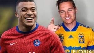 Mbappé expresó su felicidad por el fichaje de Florian Thauvin con los Tigres de México.