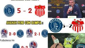 Motagua superó 5-2 al Vida y celebraron a lo grande, pues se mantienen en la pelea por ganar la pentagonal del torneo Apertura. En las redes sociales los memes no se hicieron esperar.
