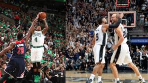 Boston Celtics y San Antonio Spurs lideran sus series 3-2 sobre los Washington Wizards y Houston Rockets respectivamente.