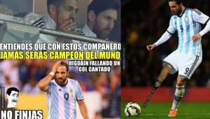 La selección de Argentina ha sido humillada en el Wanda Metropolitano y los memes no podían faltar. No perdonan a Higuaín y mucho menos a Messi.