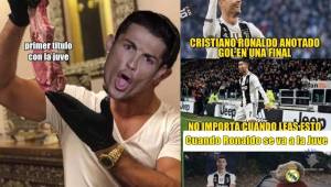 Cristiano Ronaldo le dio la Supercopa de Italia a Juventus con su gol solitario ante el AC Milan. Los memes se llevan de encuentro al Madrid y también a Higuaín.