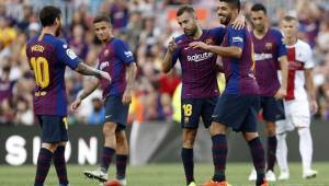 El Barcelona es el nuevo líder de la Liga Española por la diferencia de goles a favor.