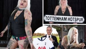 Viv Bodycote, de 62 años, ha sorprendido al mundo realizándose 38 tatuajes de José Mourinho tras ser nombrado entrenador del Tottenham. Desde sus frases hasta su rostro, aquí te dejamos con esta tremenda locura que dio a conocer The Sun.