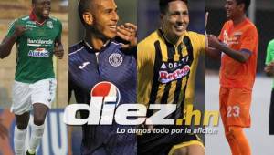 Yustin Arboleda, Eddie Hernández, Domingo Zalazar y Mayron Flores.