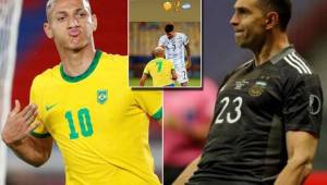 Jugadores brasileños y argentinos mantuvueron un pique a través de las redes sociales.