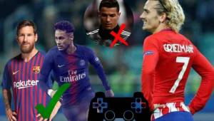 El delantero del Atlético de Madrid compartió una imagen en su cuenta de Twitter donde muestra su equipo para jugar en el PES 2019. El futbolista incluyó a sus jugadores favoritos y se cargó a Cristiano Ronaldo. Consulta el 11.