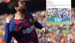 Messi es la gran pesadilla del Eibar en la primera división de la Liga Española y se lo reconocieron en redes sociales.