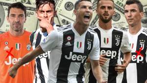 La Juventus cuenta con 29 jugadores en su plantilla y un portal especializado en temas económicos y de mercadeo ha revelado los salarios de cada jugador. Aquí te dejamos a los mejores 10 pagados.
