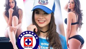 Ella es Michelle Pérez, la aficionada más sexy del Cruz Azul de México, equipo que está disputando la liguilla contra el América con el que juegan este domingo.