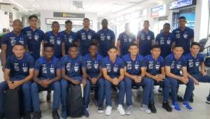 La Selección Sub-20 de Honduras estaba varada en Uruguay donde viajó desde hace dos semanas para realizar una gira de amistosos. Foto DIEZ