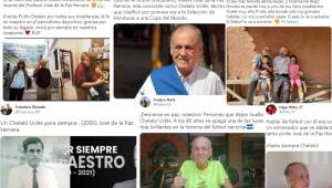 Todo el pueblo hondureño se volcó para darle un último adiós a Chelato Uclés en redes sociales. Estos son los desgarradores mensajes que se leen de la leyenda del fútbol catracho que murió a los 80 años.