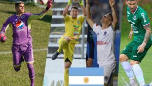 Olimpia, Motagua, Platense y Marathón son los clubes que confiarán en el talento argentino para el torneo Apertura 2019-20. A continuación un listado de los jugadores que intentarán imprimirle su sello a ritmo de tango y mate a la Liga Nacional de Honduras.