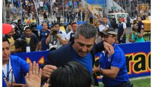 El técnico del Motagua Diego Vázquez y el vicepresidente del Olimpia Osman Madrid estuvieron en el problema previo al encuentro.