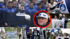 El '10' fue presentado con el 'Lobo' y la afición lo recibió con mucho cariño. Maradona lloró mientras daba su discurso. Además Pedro Troglio envió un mensaje para Diego Maradona desde Honduras.