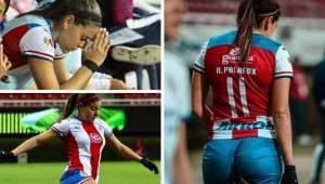 La futbolista mexicana de 21 años se ha pronunciado sobre el acoso que recibe en México por su espectacular físico. Norma Palafox juega para las Chivas.
