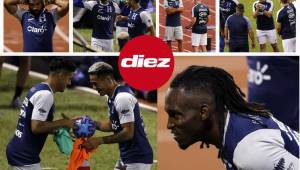 La Selección de Honduras afinó su últimos detalles y está lista para el juego con Costa Rica. Las postales que captó el lente de DIEZ del entreno en el estadio Olímpico. Fotos Neptalí Romero