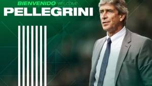 El Real Betis ya hizo oficial el fichaje de Manuel Pellegrini como su nuevo DT. Firmó por dos temporadas.