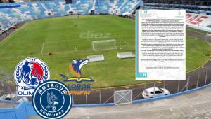 Olimpia, Motagua y Lobos UPN podrán usar el estadio Chelato Uclés por lo que resta de la temporada.