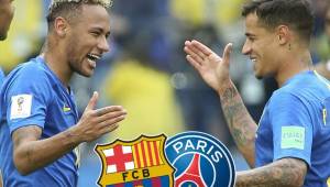 Coutinho llegaría al PSG a cambio de Neymar; los brasileños mueven el mercado de fichajes en Europa.