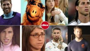 Sergio Ramos sorprendió en redes sociales al publicar fotografías con los personajes que se parecen a él y sus seguidores no se quedaron atrás.