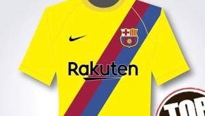 Así es la segunda camisa que utilizará el Barcelona para el 2019. Es parecida a la que utilizaron cuando ganaron la Champions en 2009. Foto cortesía