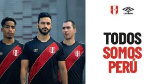 La selección de Perú exhibe nueva camisa conmemorativa para el Mundial de Rusia 2018.